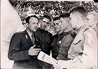 Леонидов Василий Никифорович с воинами роты почетного караула Кремля